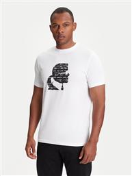 T-SHIRT 755042 553235 ΛΕΥΚΟ REGULAR FIT KARL LAGERFELD