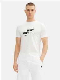 T-SHIRT 755061 552241 ΛΕΥΚΟ REGULAR FIT KARL LAGERFELD