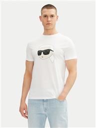 T-SHIRT 755073 552251 ΛΕΥΚΟ REGULAR FIT KARL LAGERFELD