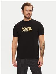 T-SHIRT 755087 551235 ΜΑΥΡΟ REGULAR FIT KARL LAGERFELD