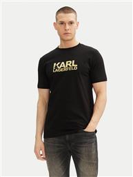 T-SHIRT 755087 552235 ΜΑΥΡΟ REGULAR FIT KARL LAGERFELD