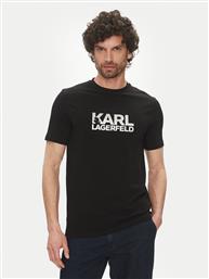T-SHIRT 755087 552235 ΜΑΥΡΟ REGULAR FIT KARL LAGERFELD