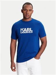 T-SHIRT 755087 553235 ΜΠΛΕ REGULAR FIT KARL LAGERFELD
