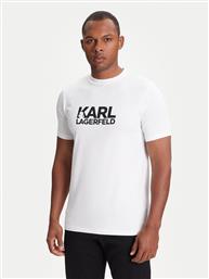 T-SHIRT 755087 553235 ΛΕΥΚΟ REGULAR FIT KARL LAGERFELD
