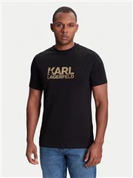 T-SHIRT 755087 553235 ΜΑΥΡΟ REGULAR FIT KARL LAGERFELD