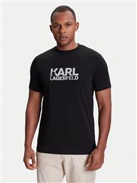T-SHIRT 755087 553235 ΜΑΥΡΟ REGULAR FIT KARL LAGERFELD