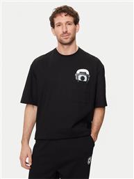 T-SHIRT 755099 542270 ΜΑΥΡΟ REGULAR FIT KARL LAGERFELD