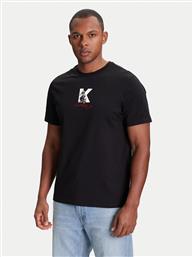T-SHIRT 755099 553270 ΜΑΥΡΟ REGULAR FIT KARL LAGERFELD