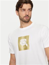 T-SHIRT 755460 551235 ΛΕΥΚΟ REGULAR FIT KARL LAGERFELD