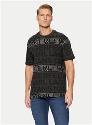 T-SHIRT A1M17114 ΜΑΥΡΟ REGULAR FIT KARL LAGERFELD