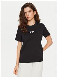 T-SHIRT A1W17021 ΜΑΥΡΟ REGULAR FIT KARL LAGERFELD