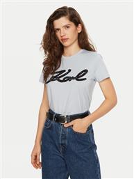 T-SHIRT A1W17117 ΜΠΛΕ REGULAR FIT KARL LAGERFELD