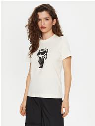 T-SHIRT A1W17126 ΕΚΡΟΥ REGULAR FIT KARL LAGERFELD
