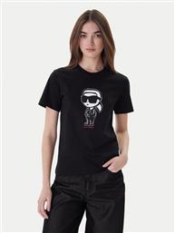 T-SHIRT A1W17126 ΜΑΥΡΟ REGULAR FIT KARL LAGERFELD