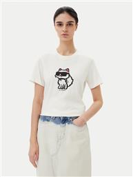 T-SHIRT A1W17128 ΕΚΡΟΥ REGULAR FIT KARL LAGERFELD