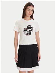 T-SHIRT A1W17129 ΕΚΡΟΥ REGULAR FIT KARL LAGERFELD