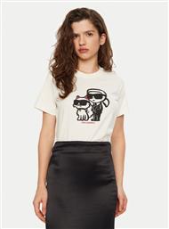 T-SHIRT A1W17129 ΕΚΡΟΥ REGULAR FIT KARL LAGERFELD