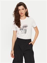 T-SHIRT A1W17131 ΛΕΥΚΟ REGULAR FIT KARL LAGERFELD