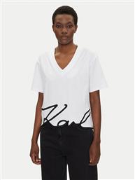 T-SHIRT A2W17104 ΛΕΥΚΟ RELAXED FIT KARL LAGERFELD