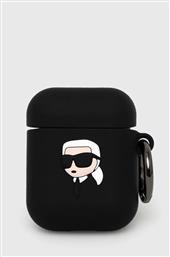 ΘΗΚΗ ΓΙΑ AIRPODS AIRPODS 1/2 COVER ΧΡΩΜΑ: ΜΑΥΡΟ KARL LAGERFELD