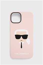 ΘΗΚΗ ΚΙΝΗΤΟΥ IPHONE 14 6,1'' ΧΡΩΜΑ: ΡΟΖ KARL LAGERFELD