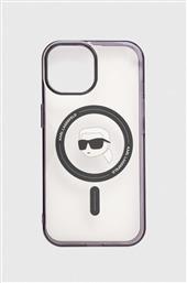 ΘΗΚΗ ΚΙΝΗΤΟΥ IPHONE 15 6.1 ΧΡΩΜΑ: ΔΙΑΦΑΝΟ KARL LAGERFELD