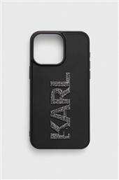 ΘΗΚΗ ΚΙΝΗΤΟΥ IPHONE 15 PRO MAX 6.7'' ΧΡΩΜΑ: ΜΑΥΡΟ KARL LAGERFELD