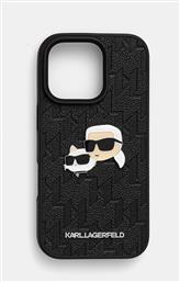 ΘΗΚΗ ΚΙΝΗΤΟΥ IPHONE 16 PRO 6.3 ΧΡΩΜΑ: ΜΑΥΡΟ, KLHCP16LPGKLKCPK KARL LAGERFELD