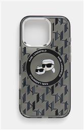 ΘΗΚΗ ΚΙΝΗΤΟΥ IPHONE 16 PRO 6.3 ΧΡΩΜΑ: ΜΑΥΡΟ, KLHMP16LHMCKMHK KARL LAGERFELD