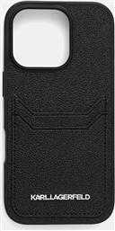 ΘΗΚΗ ΚΙΝΗΤΟΥ IPHONE 16 PRO ΧΡΩΜΑ: ΜΑΥΡΟ, KLHCP16LPKHPORPK KARL LAGERFELD