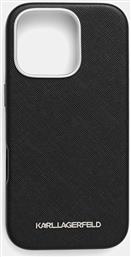 ΘΗΚΗ ΚΙΝΗΤΟΥ IPHONE 16 PRO ΧΡΩΜΑ: ΜΑΥΡΟ, KLHMP16LPSAFWMCK KARL LAGERFELD