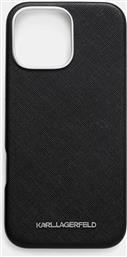 ΘΗΚΗ ΚΙΝΗΤΟΥ IPHONE 16 PRO MAX ΧΡΩΜΑ: ΜΑΥΡΟ, KLHMP16XPSAFWMCK KARL LAGERFELD