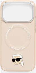ΘΗΚΗ ΚΙΝΗΤΟΥ IPHONE 17 PRO ΧΡΩΜΑ: ΜΠΕΖ, KLHMP17LPSMLRKLE KARL LAGERFELD