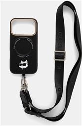 ΘΗΚΗ ΚΙΝΗΤΟΥ IPHONE 17 PRO ΧΡΩΜΑ: ΜΑΥΡΟ, KLHMP17LPCRLRCHK KARL LAGERFELD