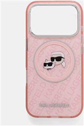 ΘΗΚΗ ΚΙΝΗΤΟΥ IPHONE 17 PRO ΧΡΩΜΑ: ΡΟΖ, KLHMP17LHMKBKCHOP KARL LAGERFELD