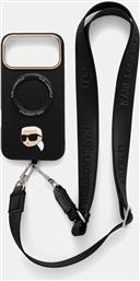 ΘΗΚΗ ΚΙΝΗΤΟΥ IPHONE 17 PRO MAX ΧΡΩΜΑ: ΜΑΥΡΟ, KLHMP17XPCRLRKLK KARL LAGERFELD