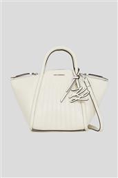 ΤΣΑΝΤΑ ΧΡΩΜΑ: ΑΣΠΡΟ, A3W30260 KARL LAGERFELD