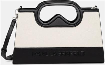 ΤΣΑΝΤΑ ΧΡΩΜΑ: ΑΣΠΡΟ, A4W30283 KARL LAGERFELD