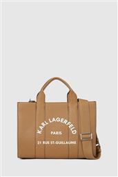 ΤΣΑΝΤΑ ΧΡΩΜΑ: ΚΑΦΕ, A4W30264 KARL LAGERFELD