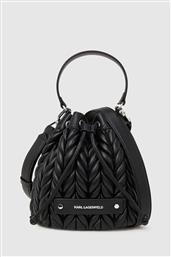 ΤΣΑΝΤΑ ΧΡΩΜΑ: ΜΑΥΡΟ, A4W30074 KARL LAGERFELD