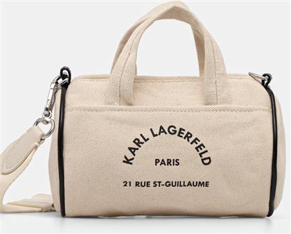 ΤΣΑΝΤΑ K/RSG ΧΡΩΜΑ: ΜΠΕΖ, B1W50018 KARL LAGERFELD