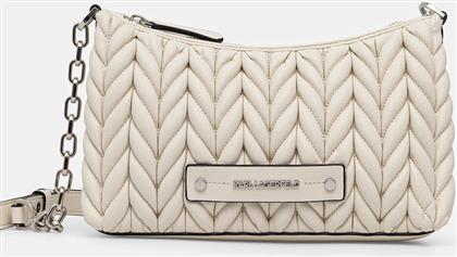 ΤΣΑΝΤΑ K/WEAVE ΧΡΩΜΑ: ΜΠΕΖ, B1W30082 KARL LAGERFELD