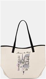 ΒΑΜΒΑΚΕΡΗ ΤΣΑΝΤΑ ΧΡΩΜΑ: ΜΠΕΖ, A4W50057 KARL LAGERFELD