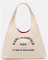 ΒΑΜΒΑΚΕΡΗ ΤΣΑΝΤΑ K/RSG ΧΡΩΜΑ: ΜΠΕΖ, B1W50015 KARL LAGERFELD