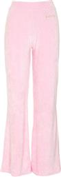 VELOUR HIGH RISE FLARE PANTS KKW3711720 PINK KENDALL & KYLIE