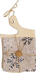 ΧΡΙΣΤΟΥΓΕΝΝΙΑΤΙΚΟ ΠΟΤΗΡΟΠΑΝΟ ΜΕ ΞΥΛΟ ΚΟΠΗΣ (ΣΕΤ 2 ΤΜΧ) LOFT SNOW 2521 KENTIA