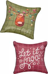 ΔΙΑΚΟΣΜΗΤΙΚΕΣ ΜΑΞΙΛΑΡΟΘΗΚΕΣ (ΣΕΤ 2 ΤΜΧ) 50X50 SNOW 2511 (50X50) KENTIA