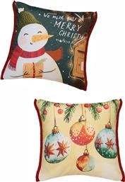 ΔΙΑΚΟΣΜΗΤΙΚΕΣ ΜΑΞΙΛΑΡΟΘΗΚΕΣ (ΣΕΤ 2 ΤΜΧ) 50X50 SNOW 2514 (50X50) KENTIA