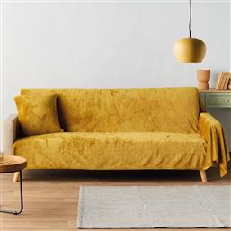 ΔΙΑΚΟΣΜΗΤΙΚΟ ΡΙΧΤΑΡΙ FLEECE/ΚΟΥΒΕΡΤΑ ΚΑΝΑΠΕ (130X180) VERSUS SYDNEY 28 OCHRE KENTIA