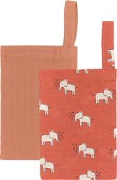 ΓΑΝΤΑ ΜΠΑΝΙΟΥ 15X22 (ΣΕΤ 2 ΤΜΧ) YN 25 ELEPHANTS ORANGE KENTIA